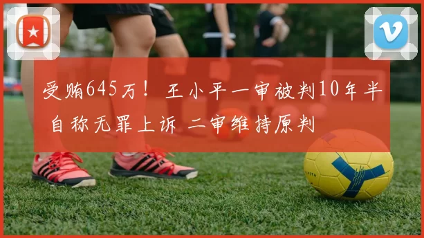 受贿645万!王小平一审被判10年半 自称无罪上诉 二审维持原判